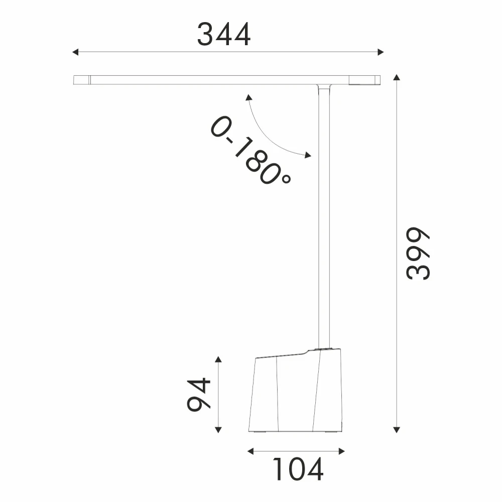 ΦΩΤΙΣΤΙΚΟ ΓΡΑΦΕΙΟΥ LED ACA BL1046ULG ΓΚΡΙ 8W CCT 3000K/3800K/5700K 300LM