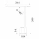 ΦΩΤΙΣΤΙΚΟ ΓΡΑΦΕΙΟΥ LED ACA BL1046ULG ΓΚΡΙ 8W CCT 3000K/3800K/5700K 300LM