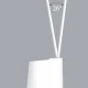 ΦΩΤΙΣΤΙΚΟ ΓΡΑΦΕΙΟΥ LED ACA BL1046ULG ΓΚΡΙ 8W CCT 3000K/3800K/5700K 300LM