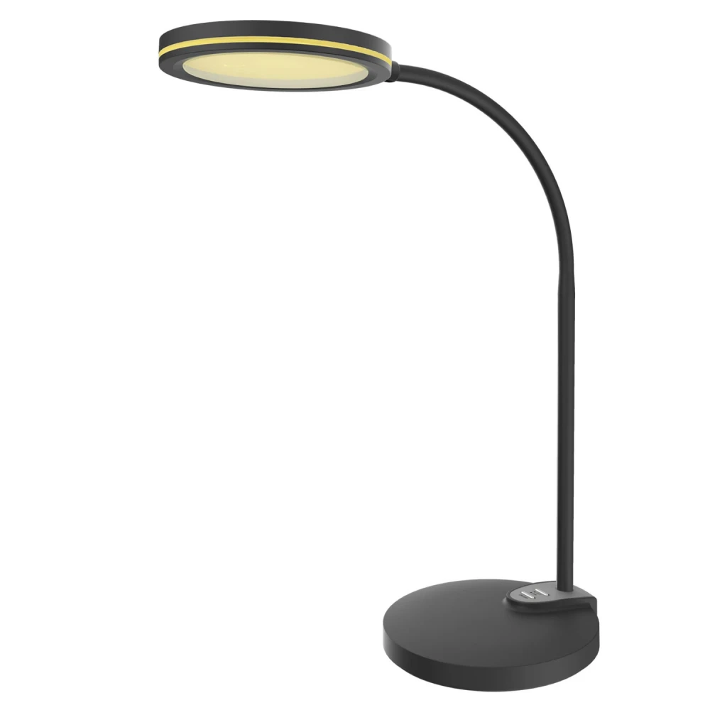 ΦΩΤΙΣΤΙΚΟ ΓΡΑΦΕΙΟΥ LED ACA BL1055BK ΜΑΥΡΟ 8W CCT 3000K/3800K/5700K 300LM