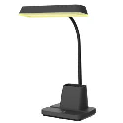 ΦΩΤΙΣΤΙΚΟ ΓΡΑΦΕΙΟΥ LED ACA BL1177BK ΜΑΥΡΟ 8W CCT 3000K/4000K/6100K 300LM