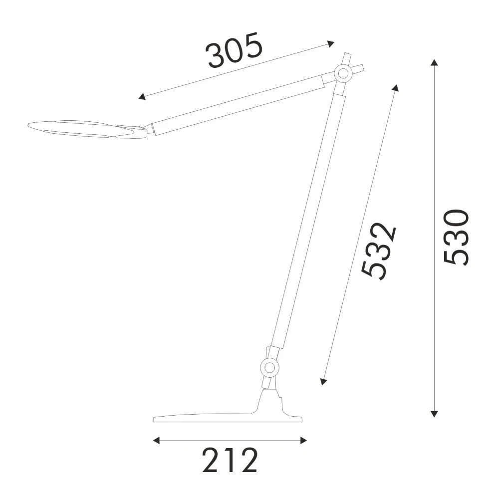 ΦΩΤΙΣΤΙΚΟ ΓΡΑΦΕΙΟΥ ΜΑΥΡΟ ΠΛΑΣΤΙΚΟ LED SMD  9W 500LM  CCT 2800K-6500K IP20 ACA