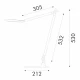 ΦΩΤΙΣΤΙΚΟ ΓΡΑΦΕΙΟΥ ΜΑΥΡΟ ΠΛΑΣΤΙΚΟ LED SMD  9W 500LM  CCT 2800K-6500K IP20 ACA