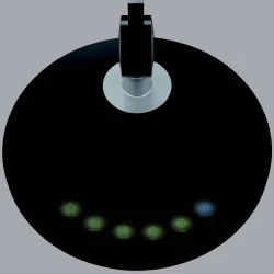 ΦΩΤΙΣΤΙΚΟ ΓΡΑΦΕΙΟΥ ΧΡΥΣΟ ΠΛΑΣΤΙΚΟ LED SMD  9W 500LM CCT 3000K-4000K-6000K IP20 ACA