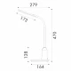 ΦΩΤΙΣΤΙΚΟ ΓΡΑΦΕΙΟΥ LED ACA BL1312WH ΛΕΥΚΟ 10W CCT 3000K/3800K/5700K 400LM
