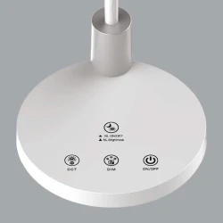 ΦΩΤΙΣΤΙΚΟ ΓΡΑΦΕΙΟΥ LED ACA BL1313LBK ΜΑΥΡΟ 10W CCT 3000K/3800K/5700K 500LM