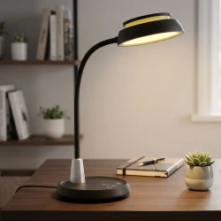 ΦΩΤΙΣΤΙΚΟ ΓΡΑΦΕΙΟΥ LED ACA BL1319LΒΚ ΜΑΥΡΟ 10W CCT 3000K/3800K/5700K 500LM