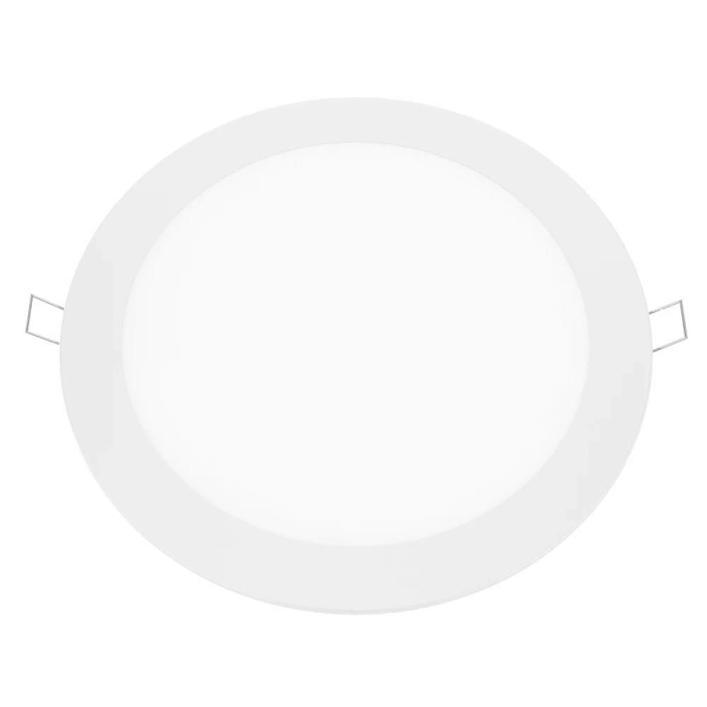 ΛΕΥΚΟ ΣΤΡΟΓΓΥΛΟ LED ΠΑΝΕΛ ΧΩΝΕΥΤΟ 18W 3000K 1700Lm Φ220mm 230V AC Ra80 ΑCA
