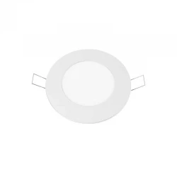 ΛΕΥΚΟ ΣΤΡΟΓΓΥΛΟ LED ΠΑΝΕΛ ΧΩΝΕΥΤΟ 6W 6500K 470Lm Φ119mm 230V AC Ra80 ACA