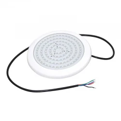 LED ΠΛΑΣΤΙΚΟ Φ/Σ ΠΙΣΙΝΑΣ 20W RGB 110° IP68 12V DC Φ210Χ20mm ACA