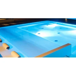 LED ΠΛΑΣΤΙΚΟ Φ/Σ ΠΙΣΙΝΑΣ 20W 6000K 2200LM 110° IP68 12V DC Φ210Χ20mm ACA