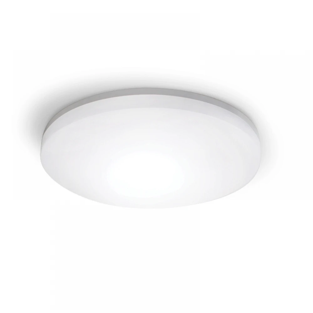 ΛΕΥΚΟ ΣΤΡΟΓΓΥΛΟ Φ/Σ LED ΜΕ ΑΙΣΘΗΤΗΡΑ ΚΙΝ. 24W 2400Lm CCT(3000/4000/6500K) Φ280mm 120° 230V IP54 Ra80 ACA