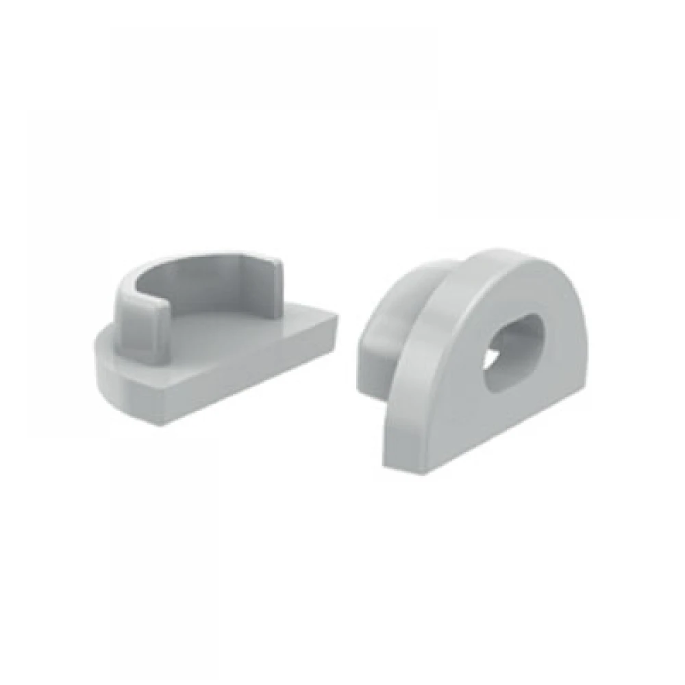 Σετ Πλαστικές Τάπες Με & Χωρίς Τρύπα EP172 Για Προφίλ Αλουμινίου - 2τμχ - ACA