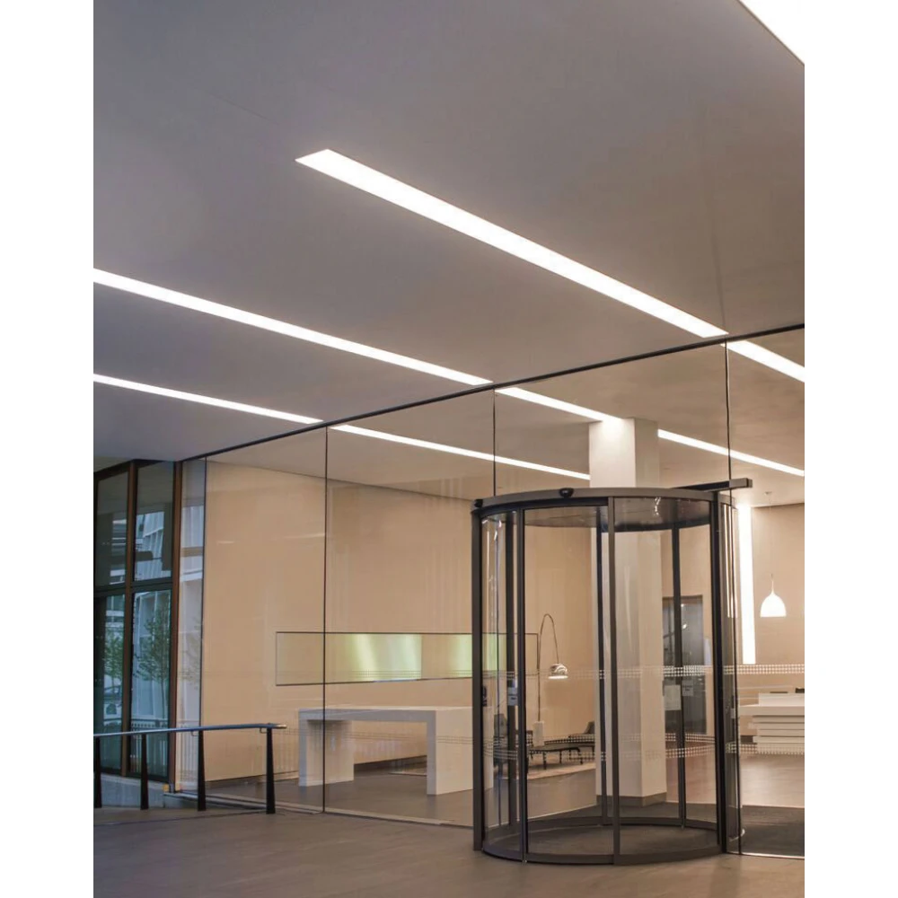 2 Μέτρα Προφίλ Αλουμινίου Με Οπάλ Κάλυμμα Χωνευτό Trimless TEXA P234 - ACA