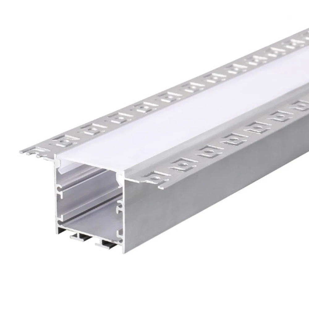 2 Μέτρα Προφίλ Αλουμινίου Με Οπάλ Κάλυμμα Χωνευτό Trimless WINT P235 - ACA