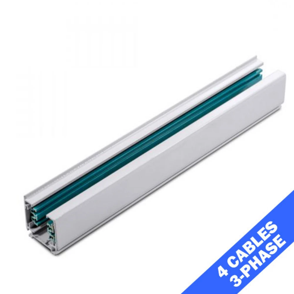 Τριφασική Ράγα Φωτισμού 1 Μέτρο Σε Λευκό ACA