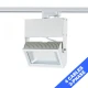 LED SMD Προβολέας Ράγας Τριφασική 4 Καλωδίων Θερμό Λευκό 45W 80° 230V Σε Λευκό VIENNE ACA