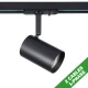 Φωτιστικό Σποτ Ράγας Μονοφασικό 2 Καλωδίων Σε Μαύρο Χρώμα 1x GU10 - ACA