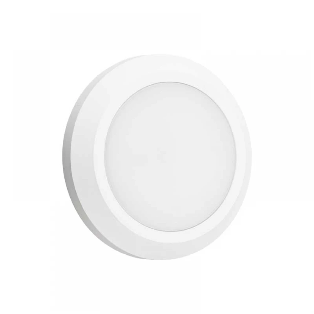 Led SLIM Επίτοιχο Φωτιστικό Round Σε Λευκό 230V AC IP65 4W 3000K 310LM - ACA