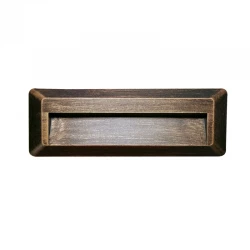 Led Slim Επίτοιχο Φωτιστικό Ορθογώνιο 2W 230V IP65 Σκουριά ACA
