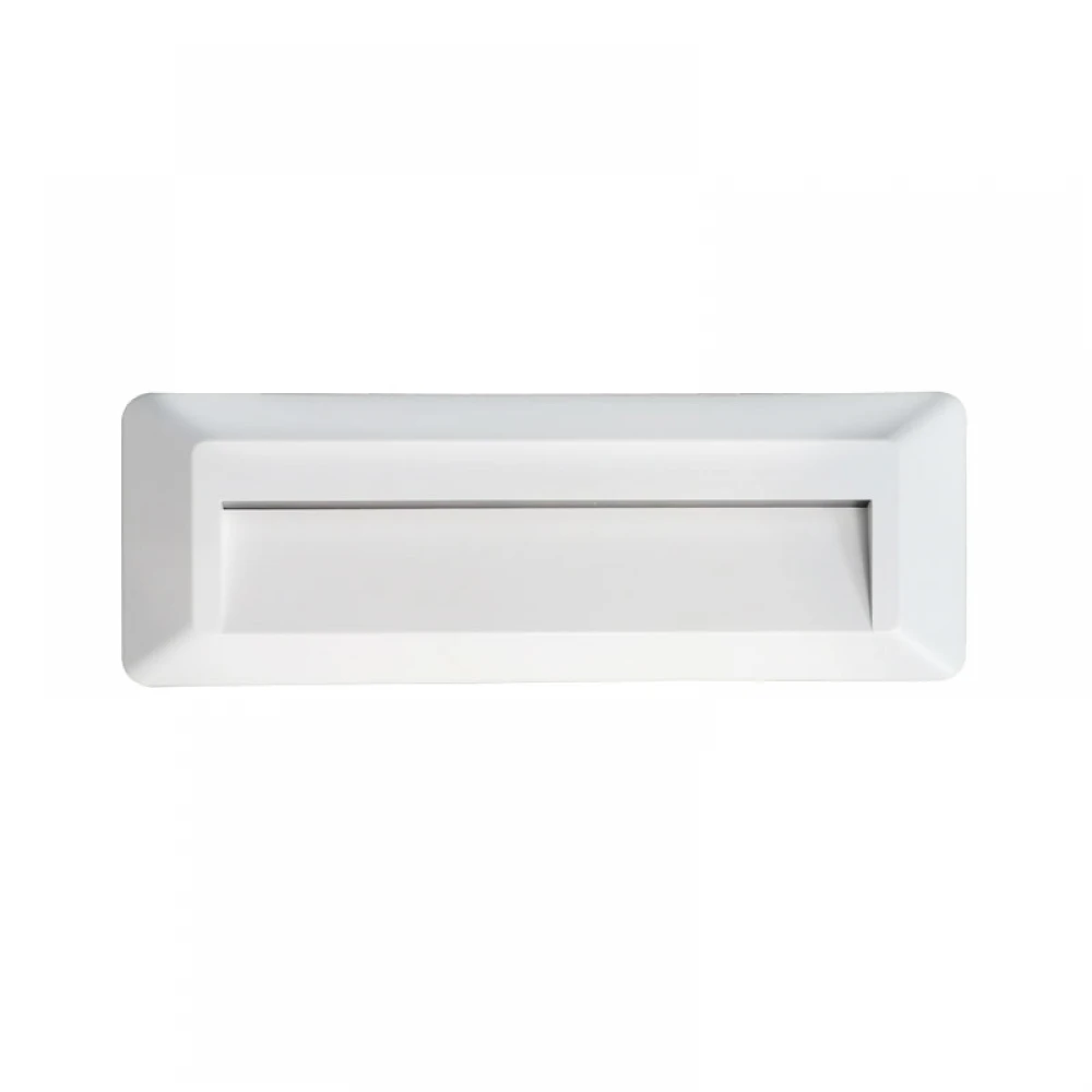 Led Slim Επίτοιχο Φωτιστικό Ορθογώνιο 2W 230V IP65 Λευκό ACA