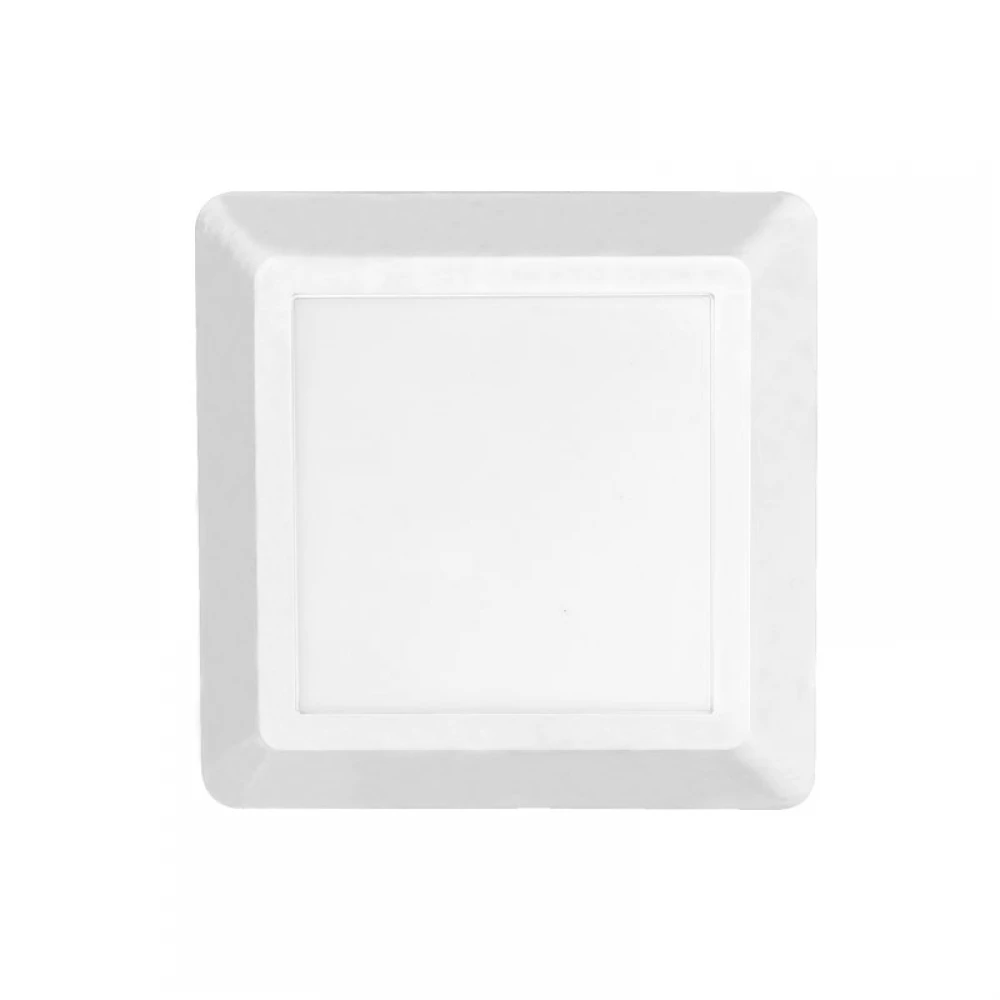 Led Slim Επίτοιχο Φωτιστικό Τετράγωνο 4W 230V IP65 Λευκό ACA