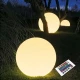 ΗΛΙΑΚΗ/ΕΠΑΝΑΦΟΡΤΙΖΟΜΕΝΗ RGBW LED ΜΠΑΛΑ D25cm IP54 LiFePO4 1800mAh ACA