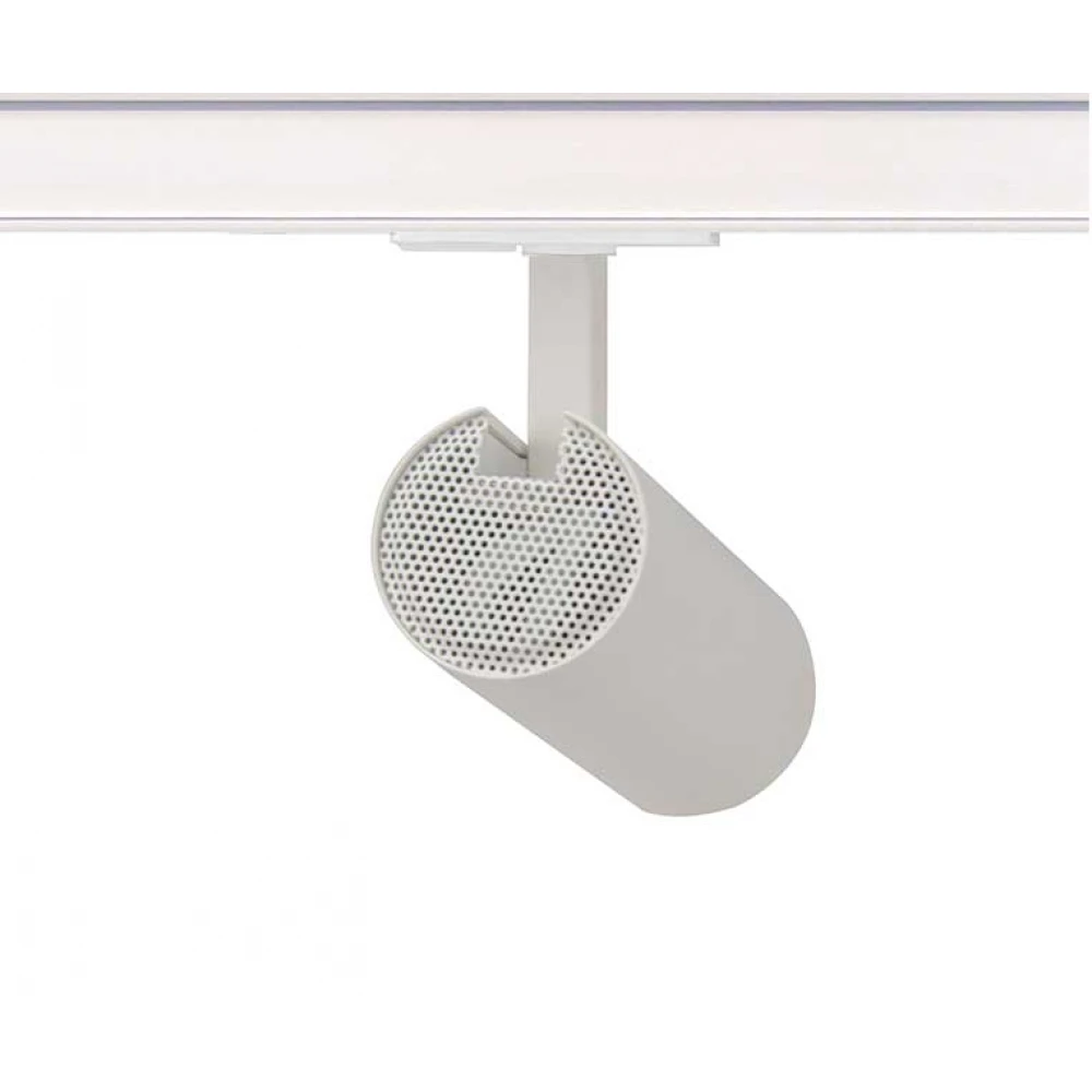 LED Φωτιστικό Ράγας Μονοφασικό 2 Καλωδίων Λευκό 10W 3000K 1-PHASE 36° 1000LM 230V - ACA