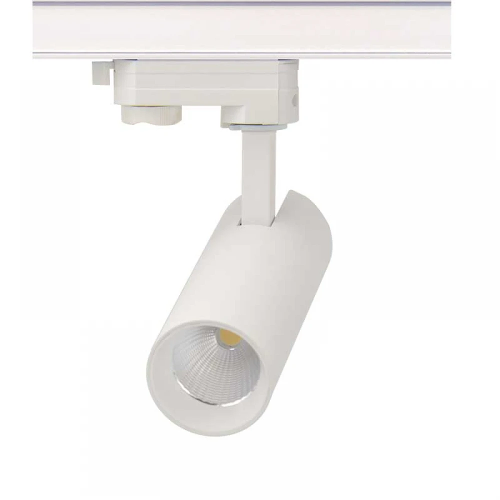 LED Φωτιστικό Ράγας Τριφασικό 4 Καλωδίων Λευκό 10W 4000K 3-PHASE 36° 1050LM 230V - ACA