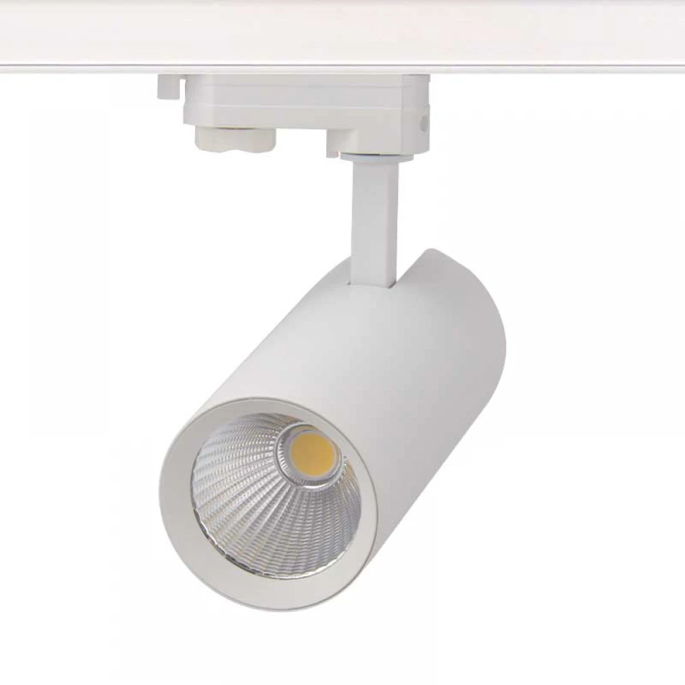 LED Φωτιστικό Ράγας Τριφασικό 4 Καλωδίων Λευκό 27W 4000K 3-PHASE 36° 3150LM 230V - ACA