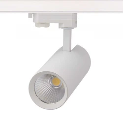 LED Φωτιστικό Ράγας Τριφασικό 4 Καλωδίων Λευκό 27W 4000K 3-PHASE 36° 3150LM 230V - ACA