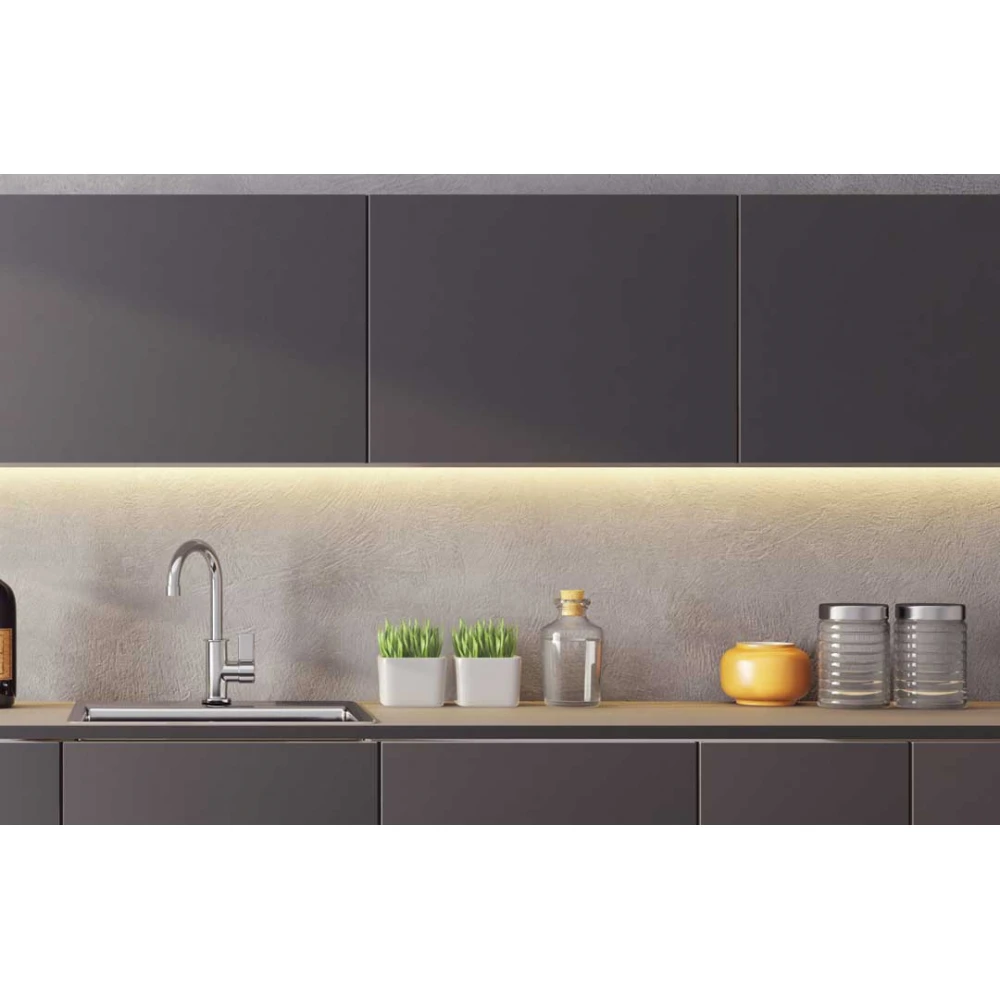 5 Μέτρα Led Ταινία 9.6W/M 1080LM/M 12V DC IP65 NANO Θερμό Λευκό 2700K Ra80 8mm - ACA