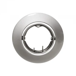 Χωνευτό Κινητό Στρογγυλό Σποτ για MR11 Ασημί ACA