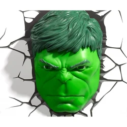 3D Φωτιστικό Marvel Hulk Face 3D Light FX – 3DL