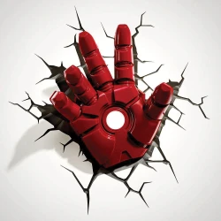 3D Φωτιστικό The Source 3DL Marvel Iron Man Hand Light - 3D Light FX
