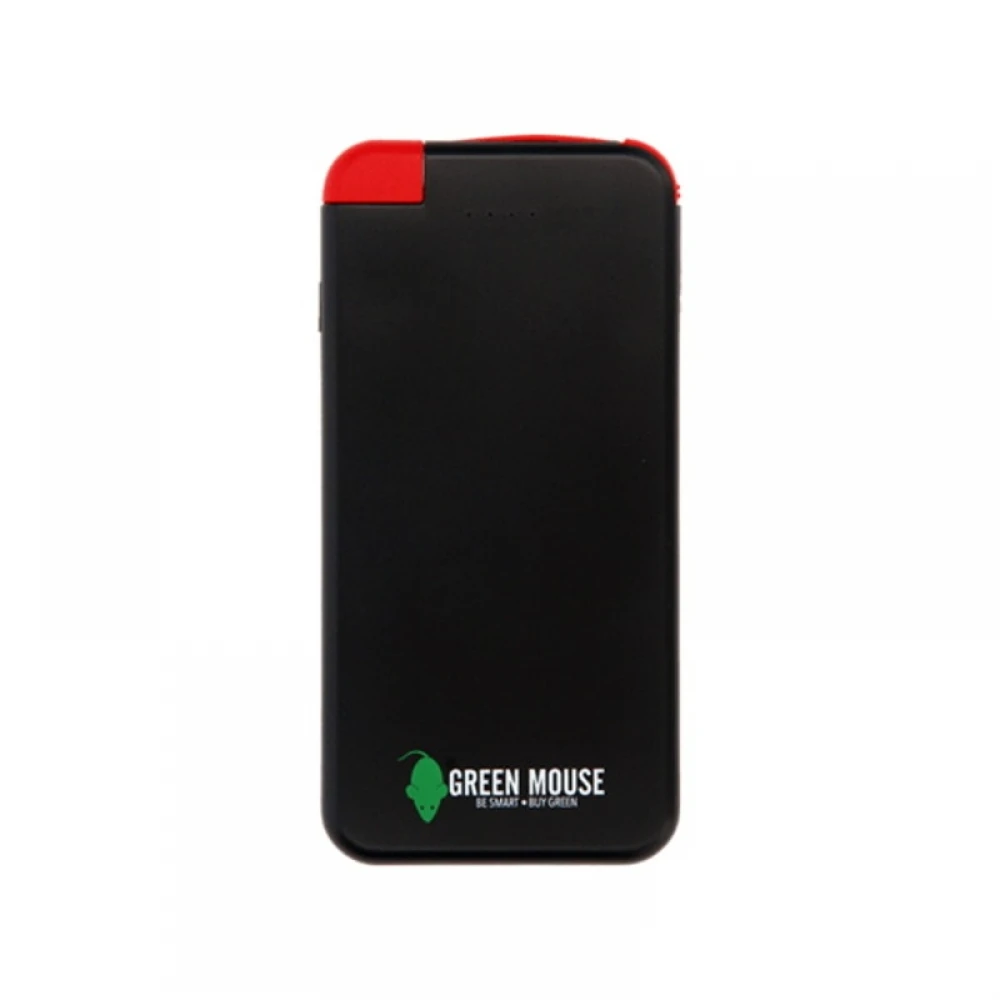Φορητό Powerbank 5000mAh GreenMouse Σε Μαύρο Χρώμα