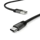 Vonmählen The Luxury Cable® (USB-A σε USB-C) Καλώδιο Δεδομένων – Μαύρο