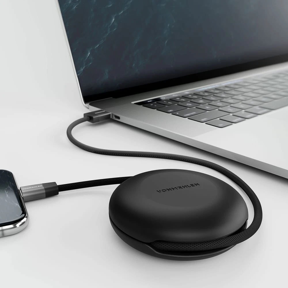 Vonmählen The Luxury Cable® (USB-A σε USB-C) Καλώδιο Δεδομένων – Μαύρο