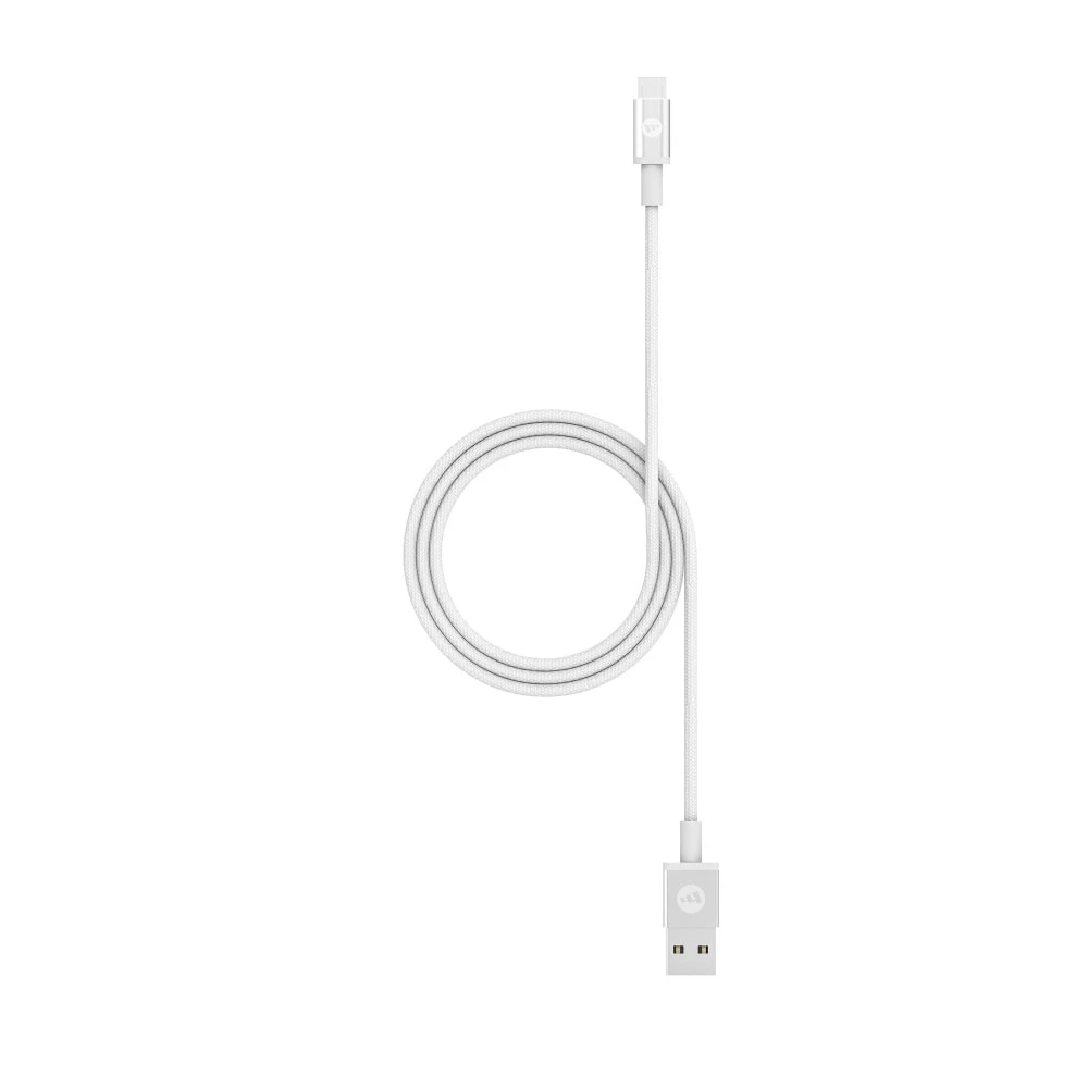 Mophie Charging Cable Αλουμινένιο Καλώδιο Φόρτισης Micro USB 1 Μέτρο Σε Μαύρο ή Λευκό