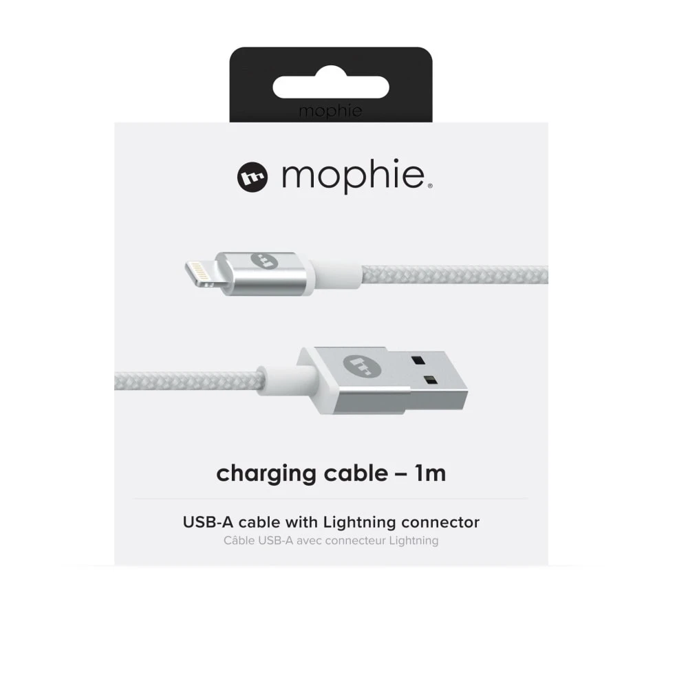 Mophie Charging Cable Καλώδιο Φόρτισης Lightning 1 Μέτρο Σε Μαύρο ή Λευκό