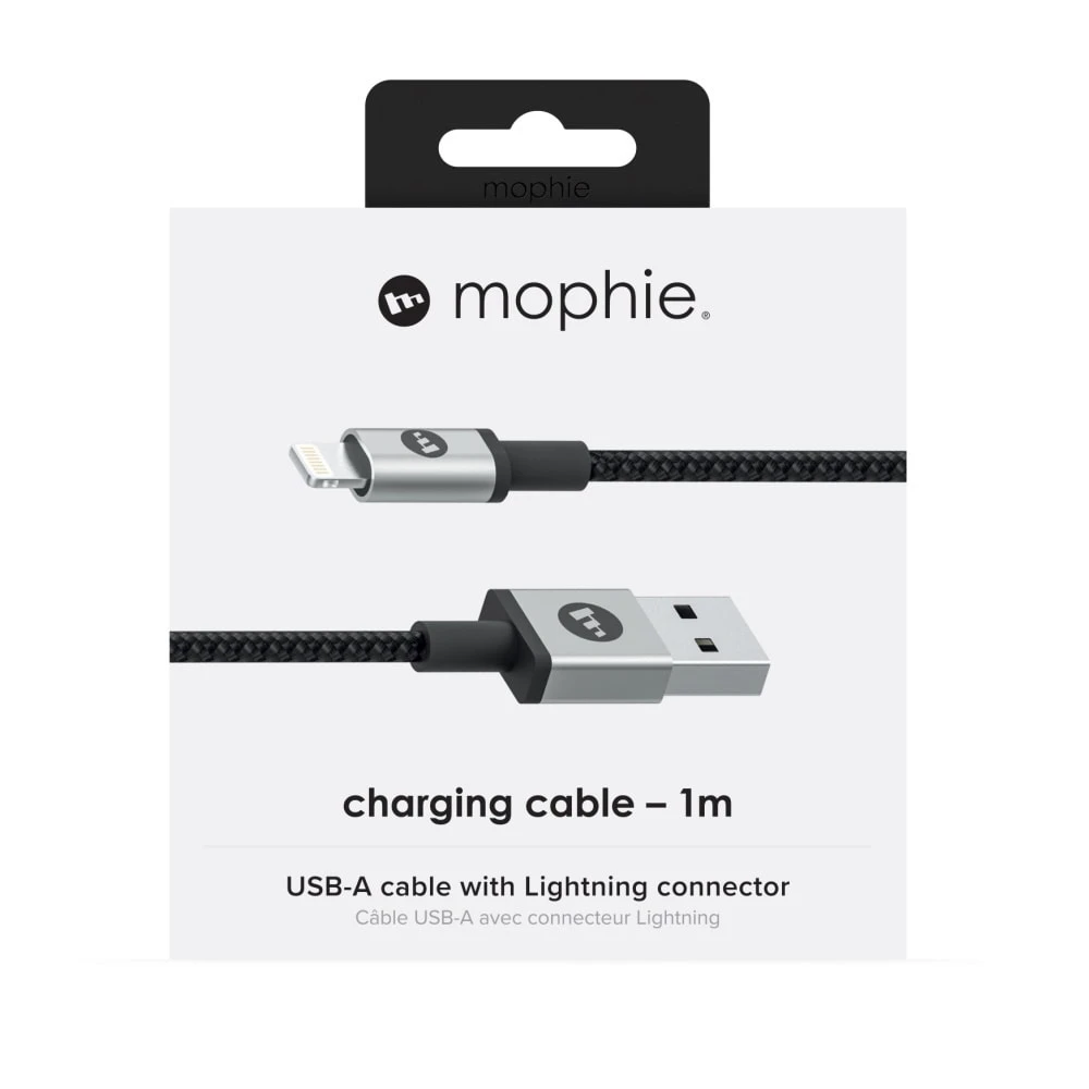 Mophie Charging Cable Καλώδιο Φόρτισης Lightning 1 Μέτρο Σε Μαύρο ή Λευκό