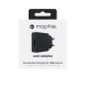 Mophie Wall Adapter USB-A Οικιακός Φορτιστής Quick Charge Ισχύος 18W  Σε Μαύρο ή Λευκό