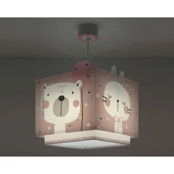 Baby Jungle Pink Κρεμαστό Φωτιστικό Οροφής 1xE27 Ango
