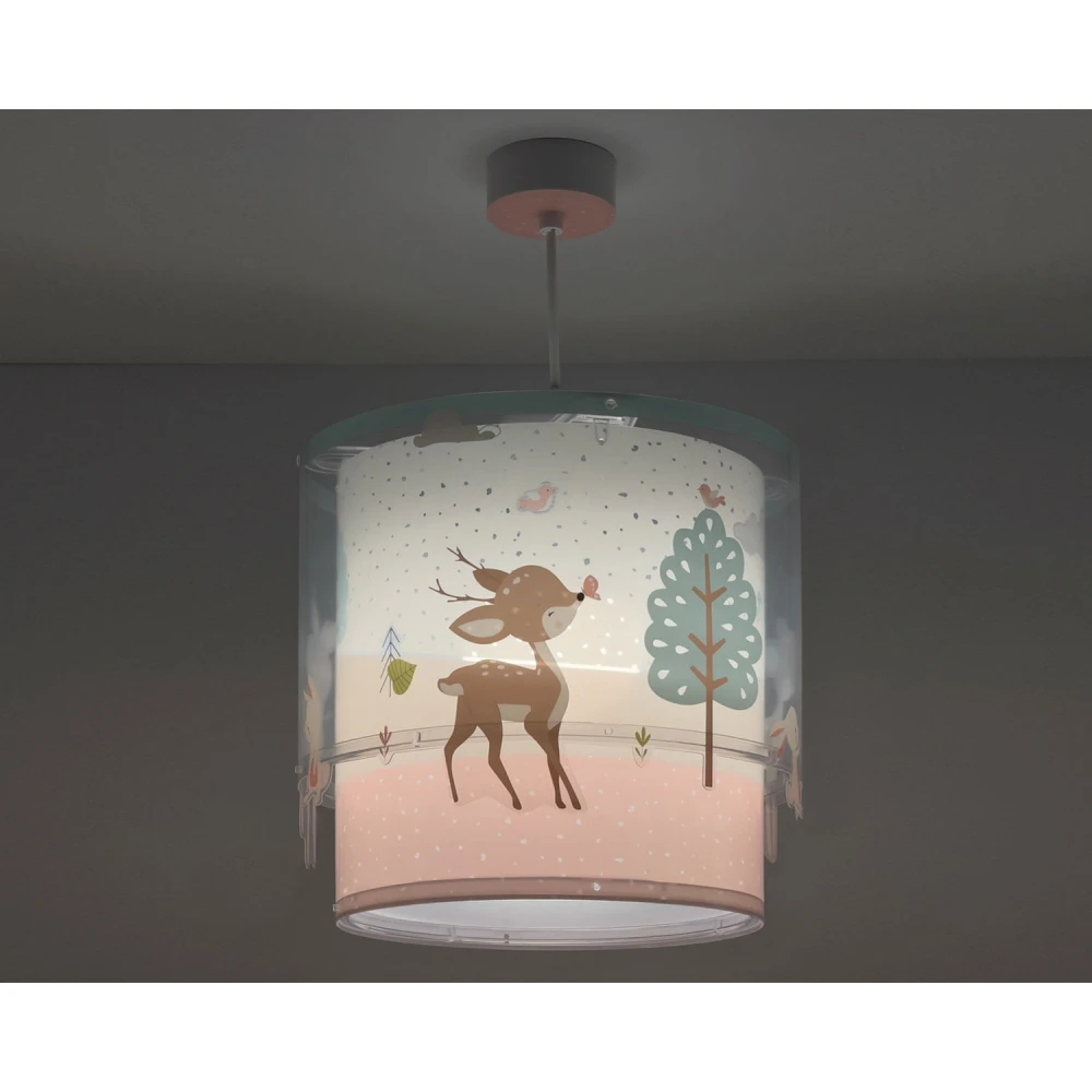 Loving Deer Κρεμαστό Φωτιστικό Οροφής 1xE27 Ango