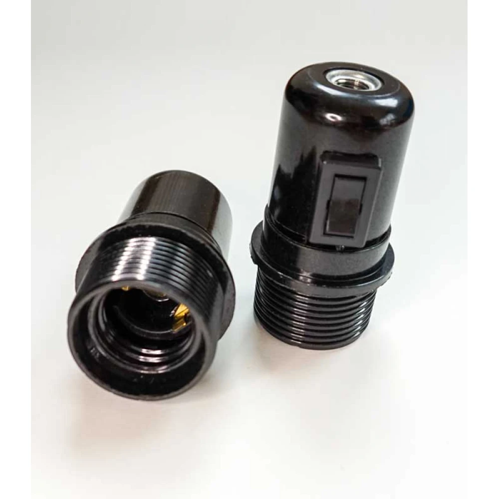 Ντουί E27 Με Διακοπτάκι M10x1 Μαύρο ARDITI