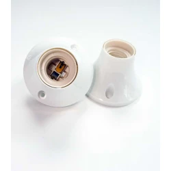 Επίτοιχη Βάση E27 Λευκή - Μαύρη ARDITI