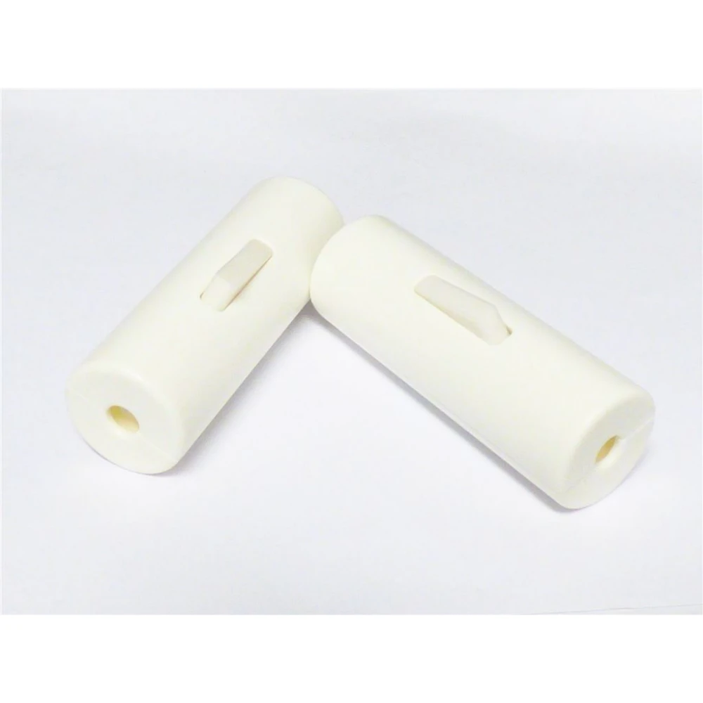 Κυλινδρικό Διακοπτάκι Χειρός Ενδιάμεσο με Γείωση - Λευκό - Arditi