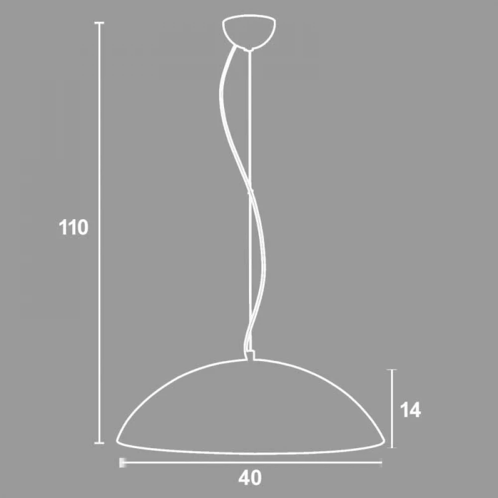 Φωτιστικό Μονόφωτο Plexiglass Λευκό Ε27 Φ40 - Arkolight