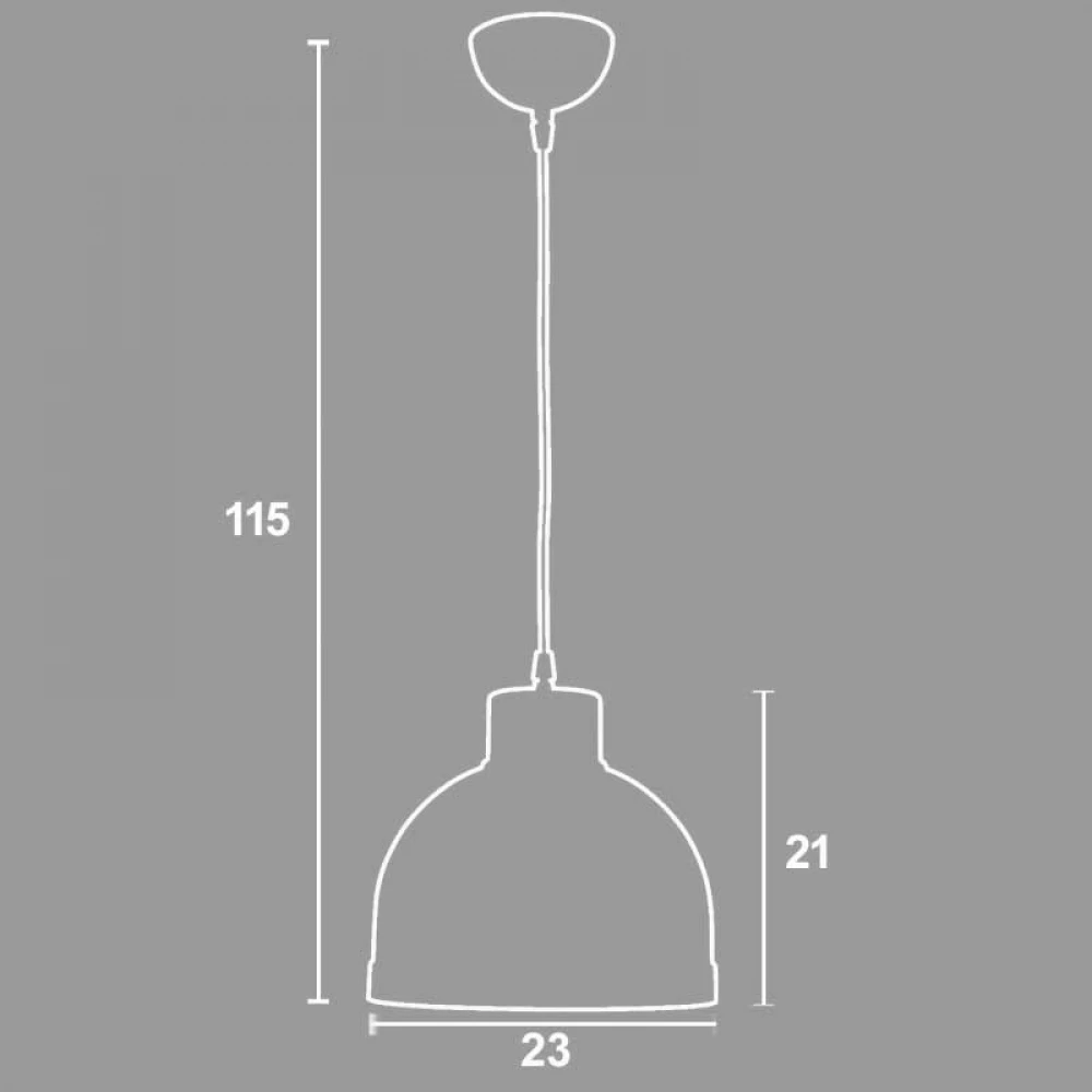 Φωτιστικό Μονόφωτο Αλουμίνιο Μαύρο Ε27 Φ23 - Arkolight