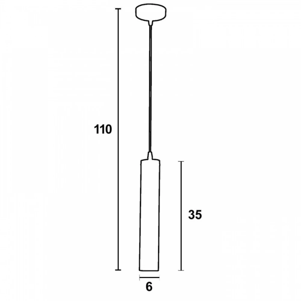Φωτιστικό Μονόφωτο Αλουμίνιο Στρογγυλό Σε Διάφορα Χρώματα GU10 Φ6 - Arkolight